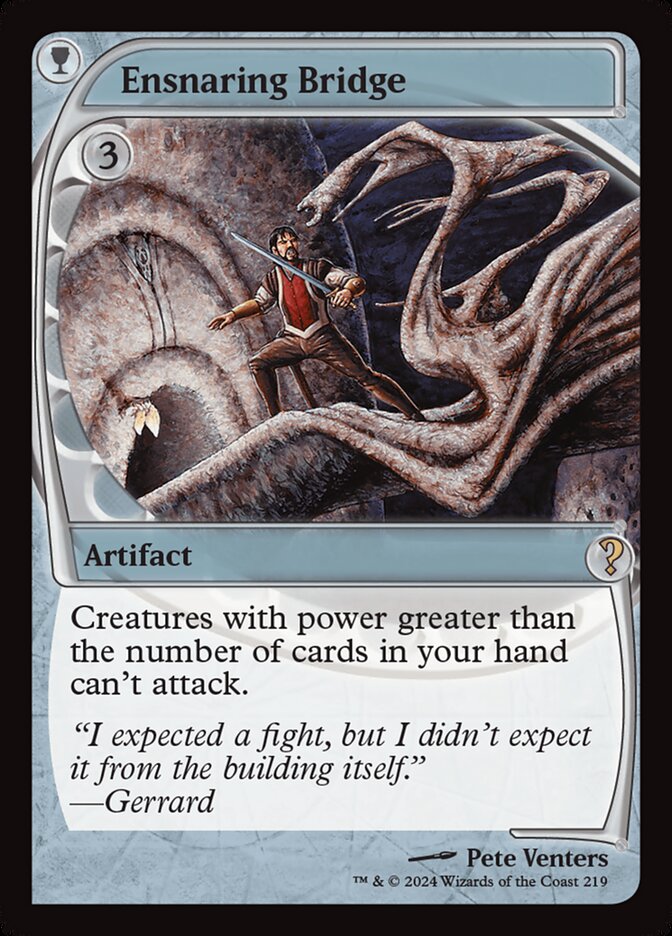 Ensnaring Bridge 219/390 (Mystery Booster 2)  - Future Sight Foil | Good Games Modbury