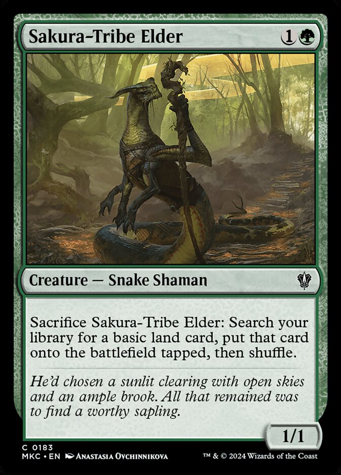 Sakura-Tribe Elder 183/311 (Commander: Murders at Karlov Manor)  | Good Games Modbury