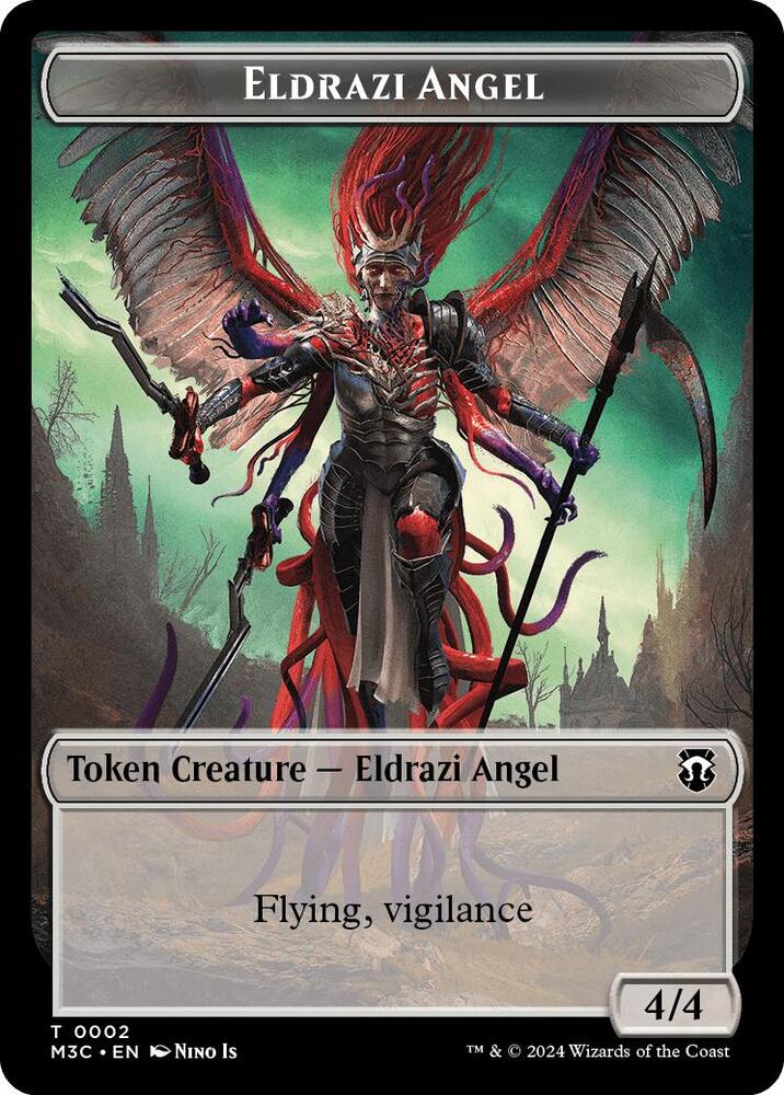 Eldrazi Angel Copy Double Sided Token 2 // 1 (Commander: Modern Horizons 3)  | Good Games Modbury