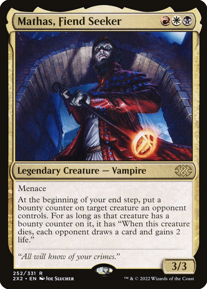 Mathas, Fiend Seeker 252/331 (Double Masters 2022)  | Good Games Modbury