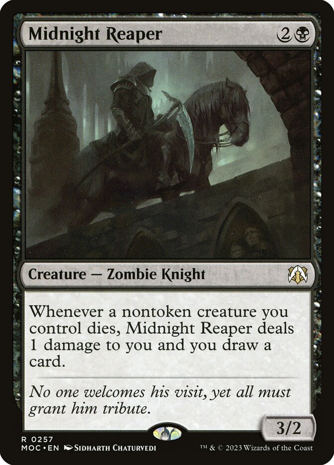 Midnight Reaper 257/444 (Commander: March of the Machine)  | Good Games Modbury