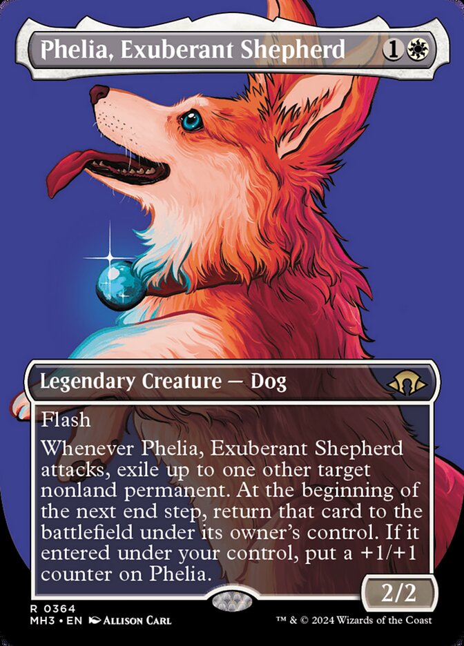 Phelia, Exuberant Shepherd 364/319 (Modern Horizons 3)  - Borderless | Good Games Modbury
