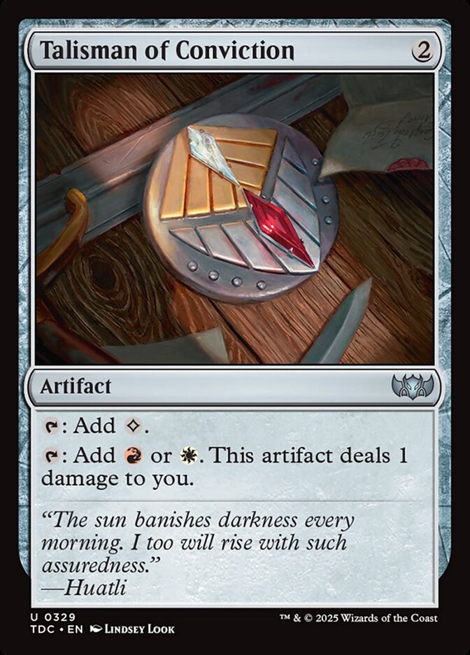Talisman of Conviction 329 (Commander: Tarkir: Dragonstorm)  | Good Games Modbury