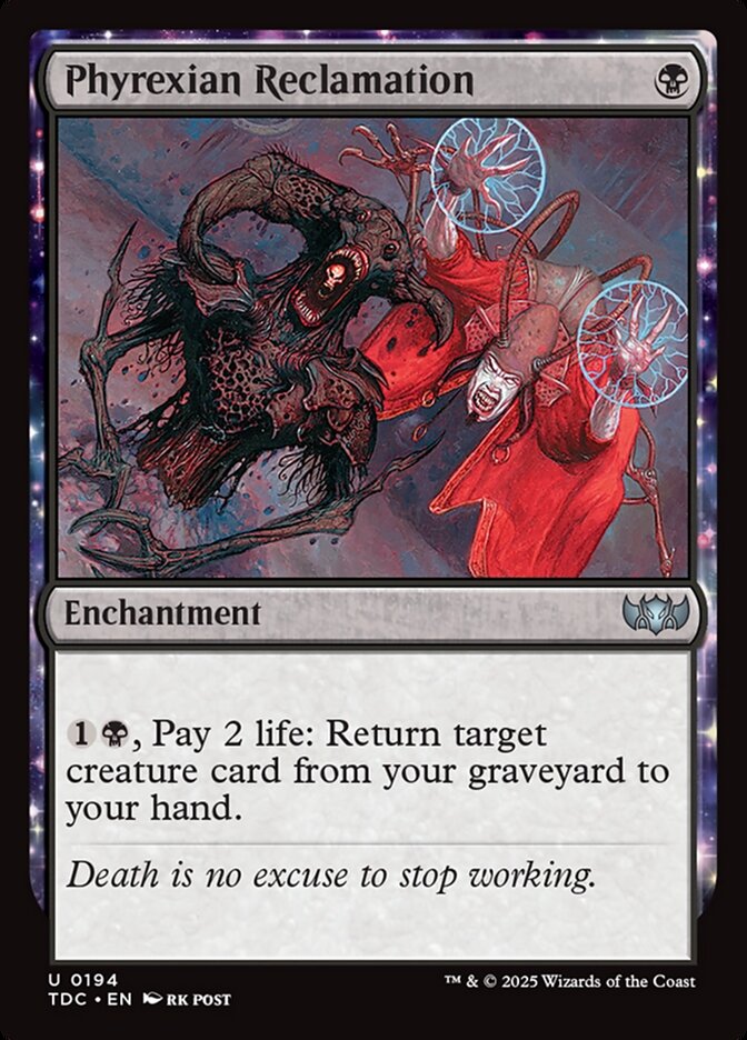 Phyrexian Reclamation 194 (Commander: Tarkir: Dragonstorm)  | Good Games Modbury