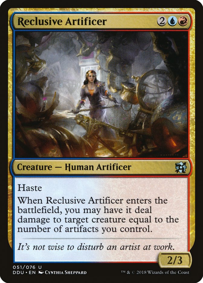 Reclusive Artificer 51/76 (Duel Decks: Elves vs. Inventors)  | Good Games Modbury