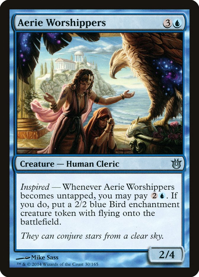 Aerie Worshippers 30/165 (Born of the Gods)  - Foil | Good Games Modbury