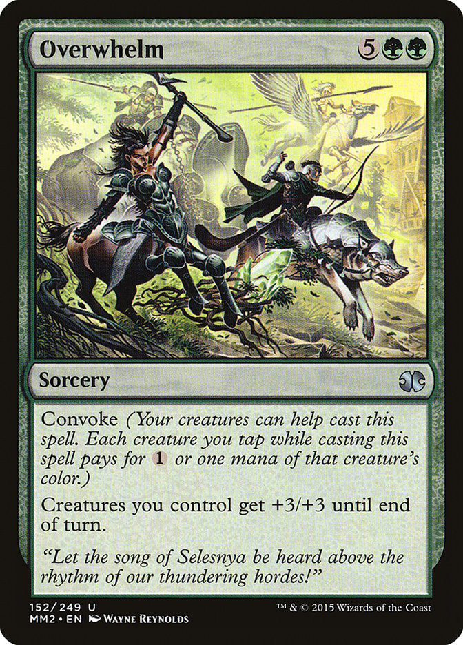 Overwhelm 152/249 (Modern Masters 2015)  - Foil | Good Games Modbury