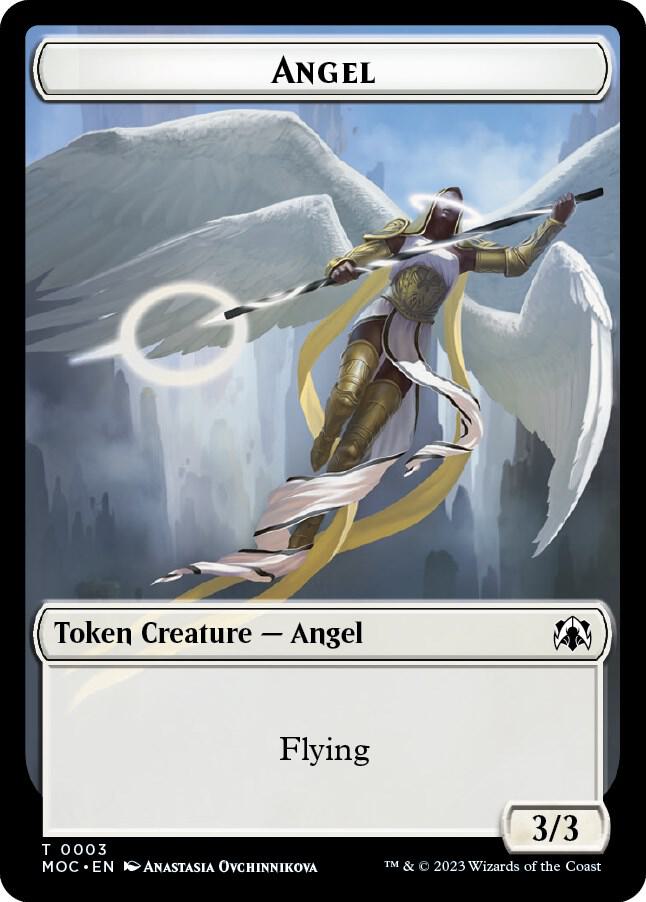 Angel Demon Double Sided Token 3 // 18 (Commander: March of the Machine)  | Good Games Modbury