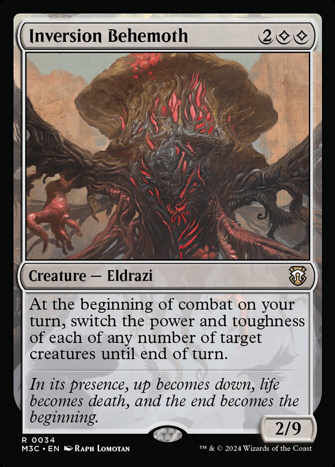 Inversion Behemoth 34/411 (Commander: Modern Horizons 3)  | Good Games Modbury