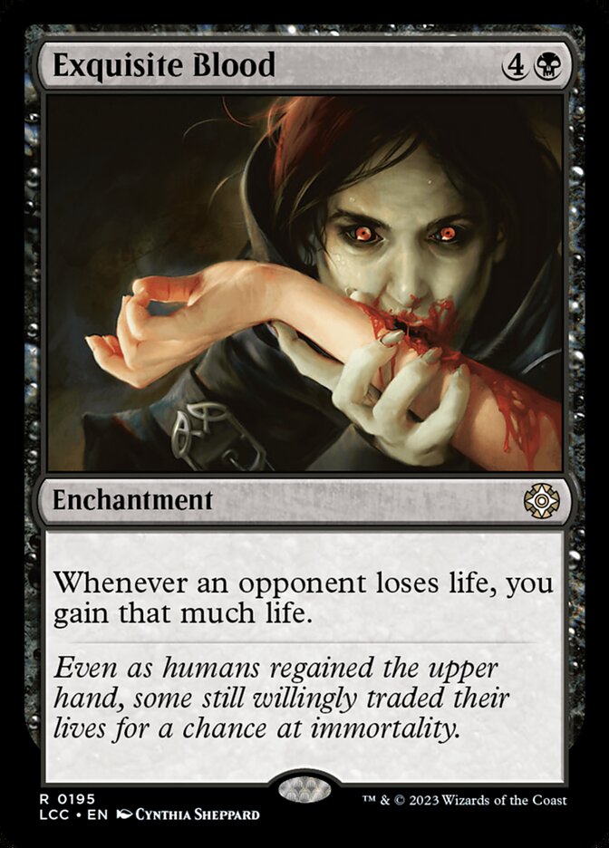 Exquisite Blood 195 (Commander: The Lost Caverns of Ixalan)  | Good Games Modbury