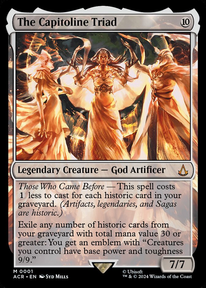 The Capitoline Triad 1 (Universes Beyond: Assassin's Creed)  - Foil | Good Games Modbury