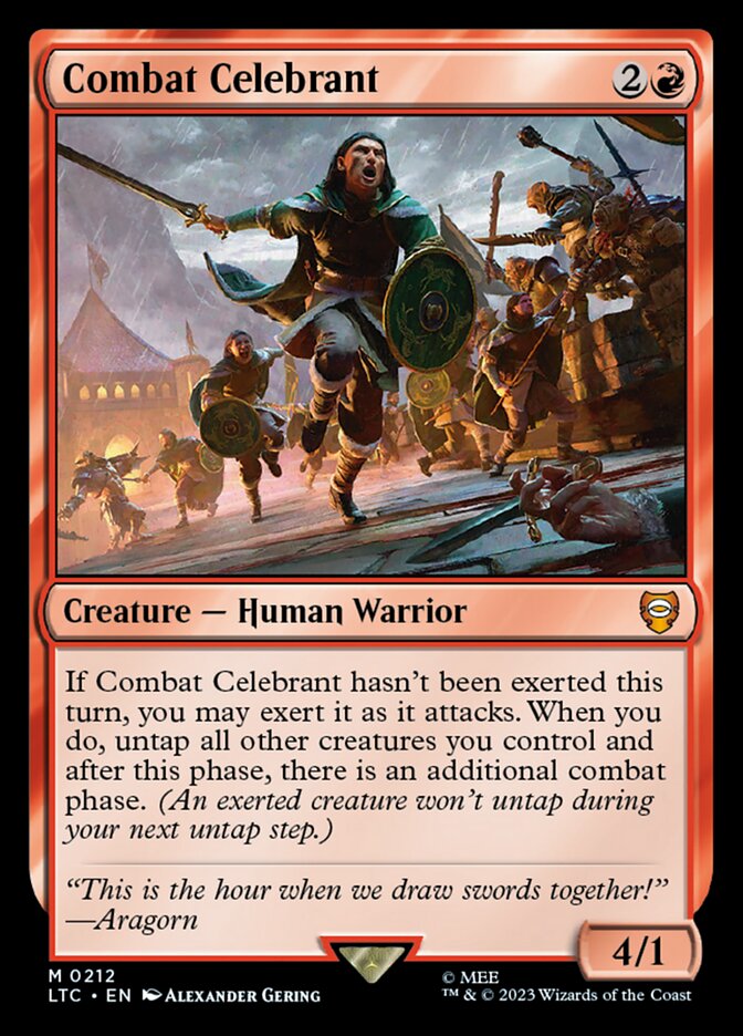 Combat Celebrant 212/347 (Commander: The Lord of the Rings: Tales of Middle-earth)  | Good Games Modbury
