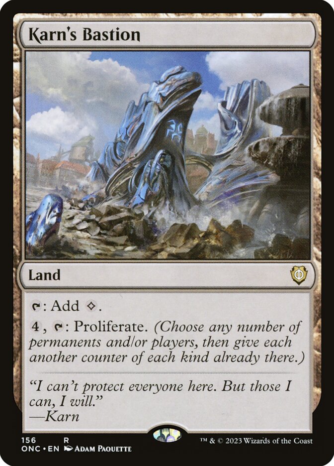 Karn's Bastion 156 (Commander: Phyrexia: All Will Be One)  | Good Games Modbury