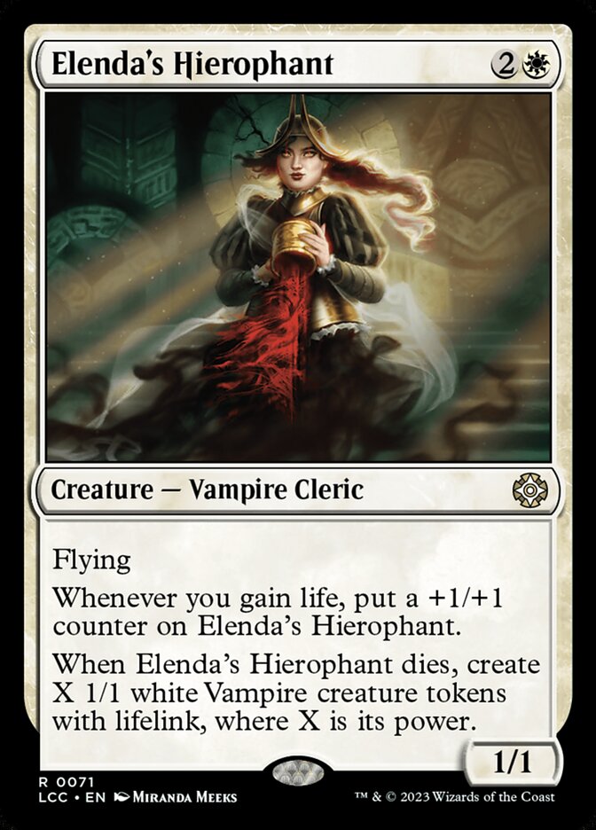 Elenda's Hierophant 71/370 (Commander: The Lost Caverns of Ixalan)  | Good Games Modbury