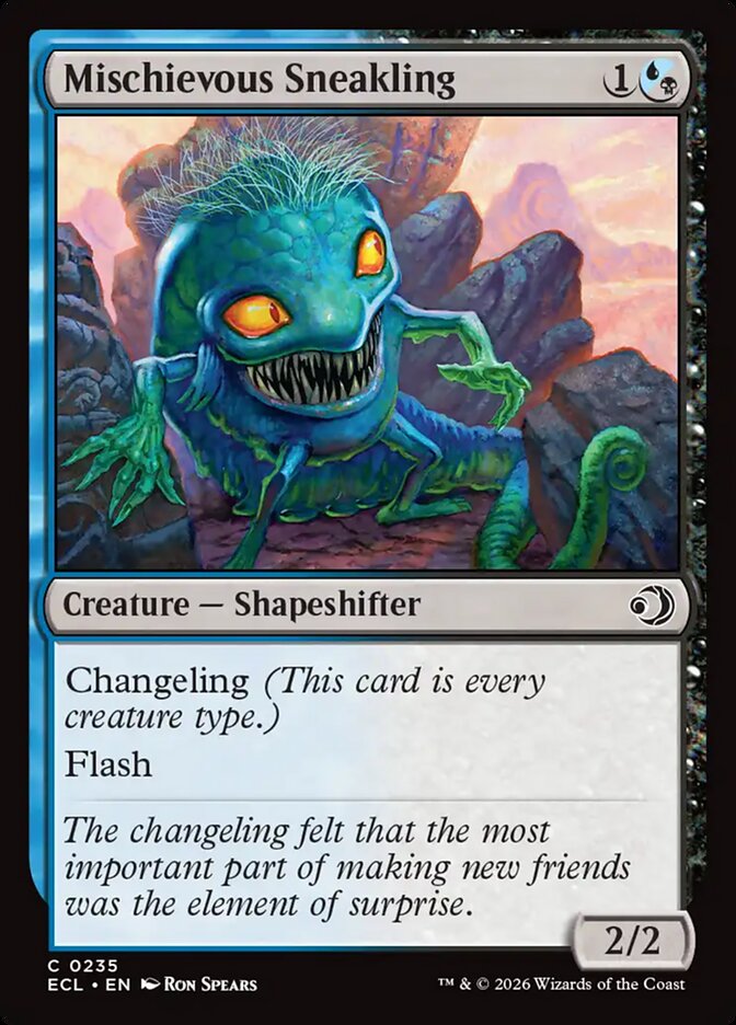 Mischievous Sneakling 235/273 (Lorwyn Eclipsed)  - Foil | Good Games Modbury
