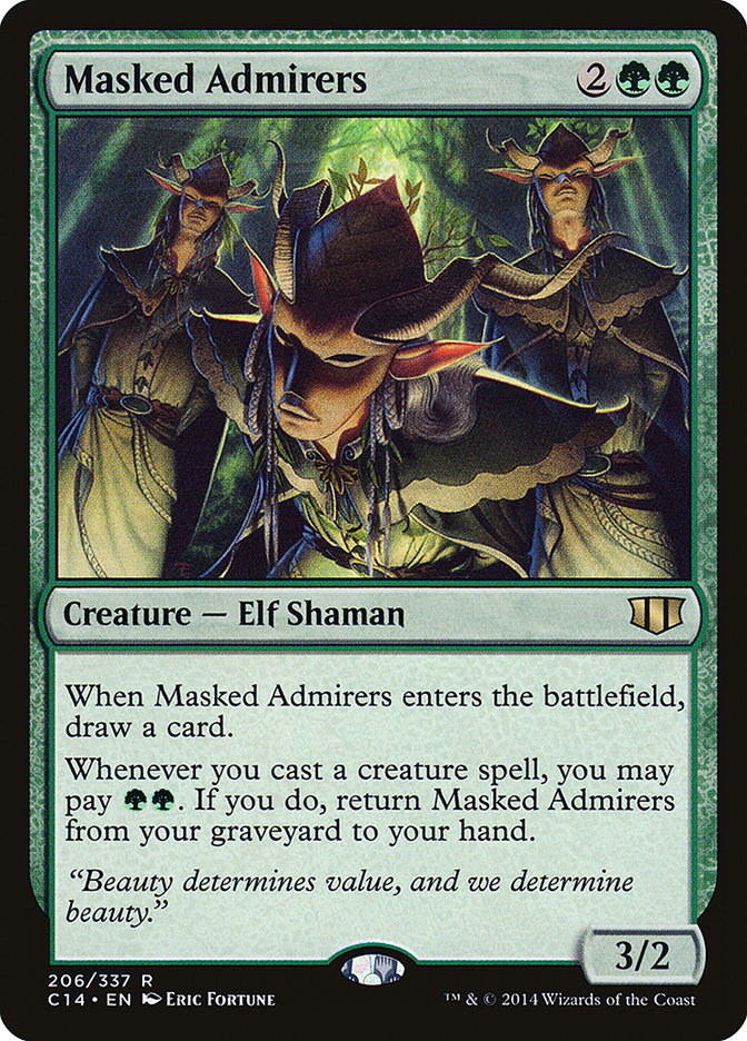 Masked Admirers 206/337 (Commander 2014)  | Good Games Modbury
