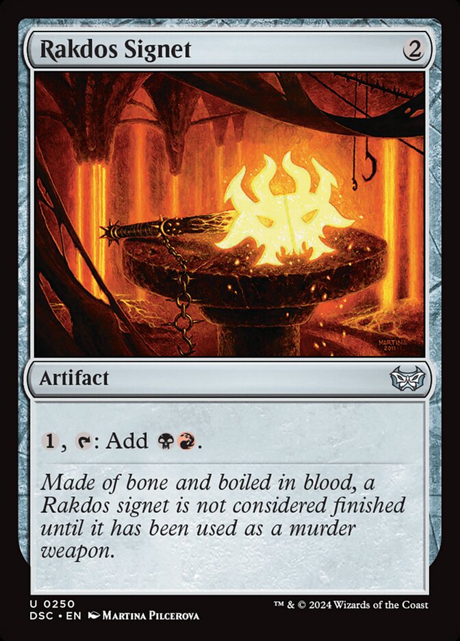 Rakdos Signet 250 (Commander: Duskmourn: House of Horror)  | Good Games Modbury