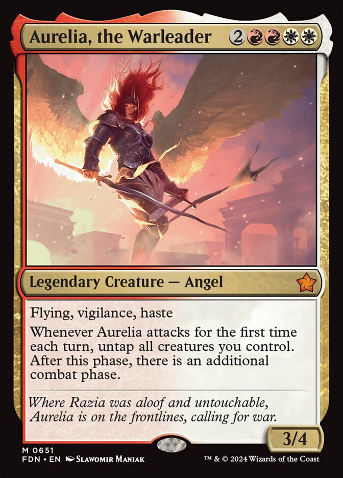 Aurelia, the Warleader 651 (Foundations)  | Good Games Modbury