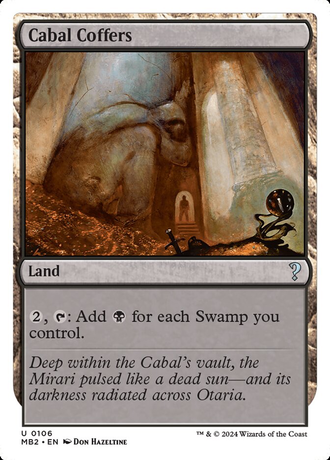 Cabal Coffers 106 (Mystery Booster 2)  | Good Games Modbury