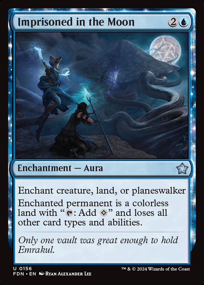 Imprisoned in the Moon 156 (Foundations)  - Foil | Good Games Modbury