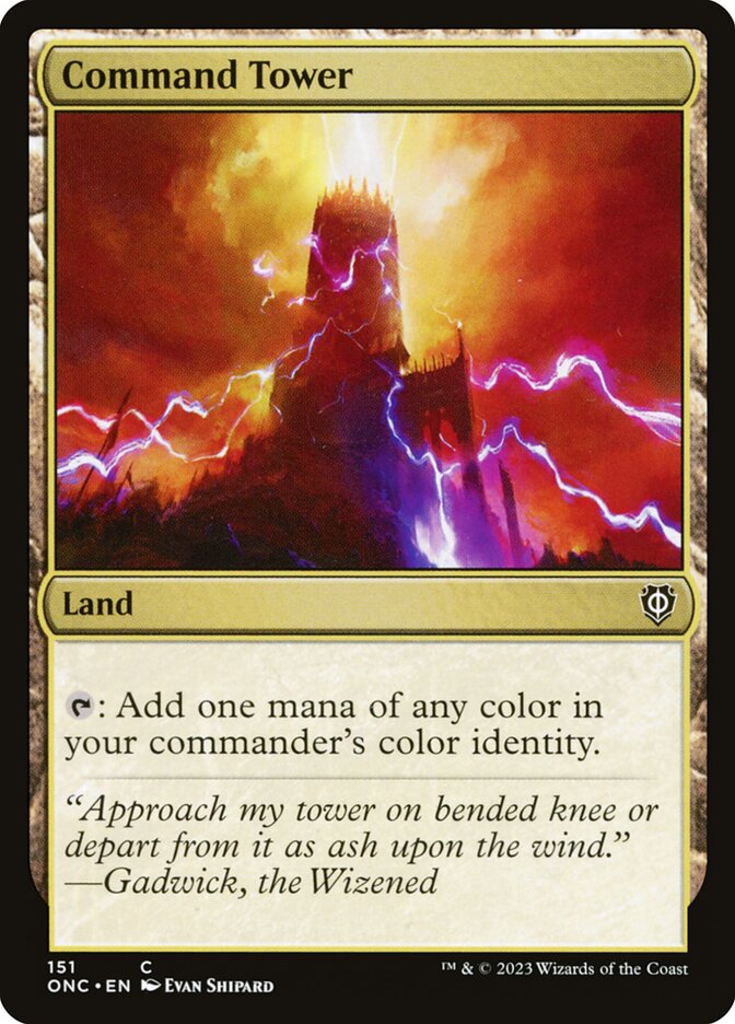 Command Tower 151/28 (Commander: Phyrexia: All Will Be One)  | Good Games Modbury