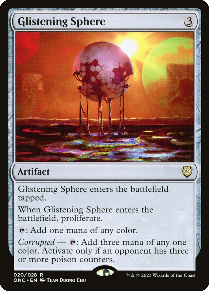Glistening Sphere 20/28 (Commander: Phyrexia: All Will Be One)  | Good Games Modbury