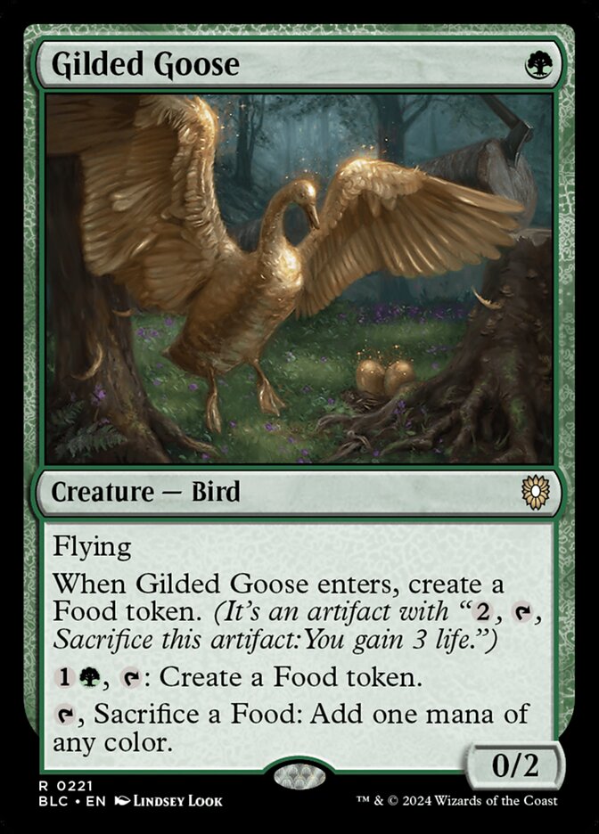 Gilded Goose 221 (Commander: Bloomburrow)  | Good Games Modbury