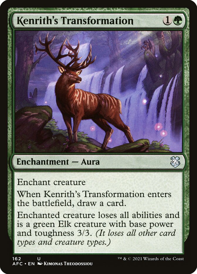 Kenrith's Transformation 162/62 (Commander: Adventures in the Forgotten Realms)  | Good Games Modbury