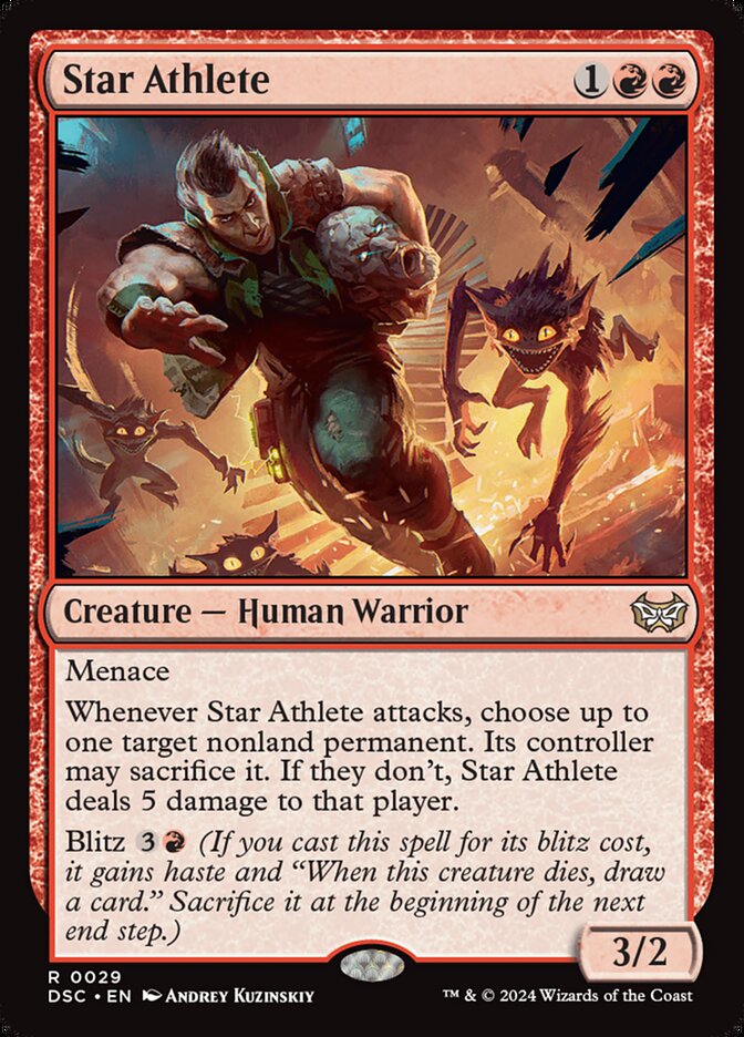 Star Athlete 29/40 (Commander: Duskmourn: House of Horror)  | Good Games Modbury