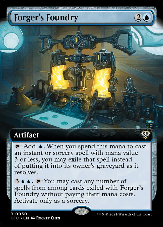 Forger's Foundry 50/342 (Commander: Outlaws of Thunder Junction)  - Extended Art | Good Games Modbury