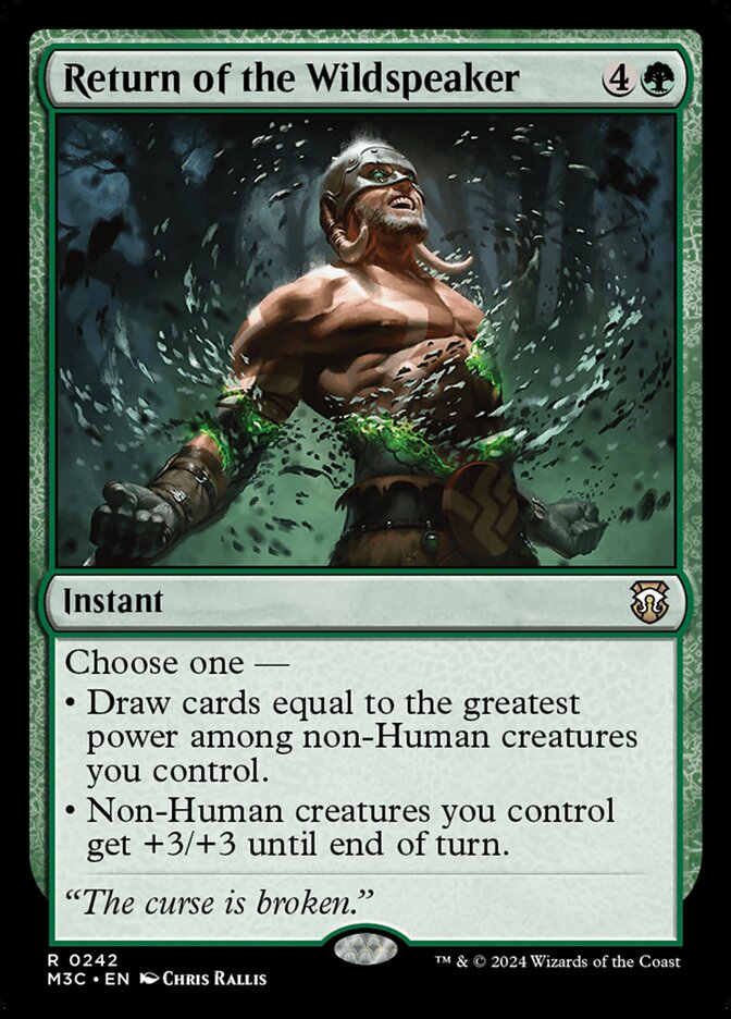Return of the Wildspeaker 242/411 (Commander: Modern Horizons 3)  | Good Games Modbury
