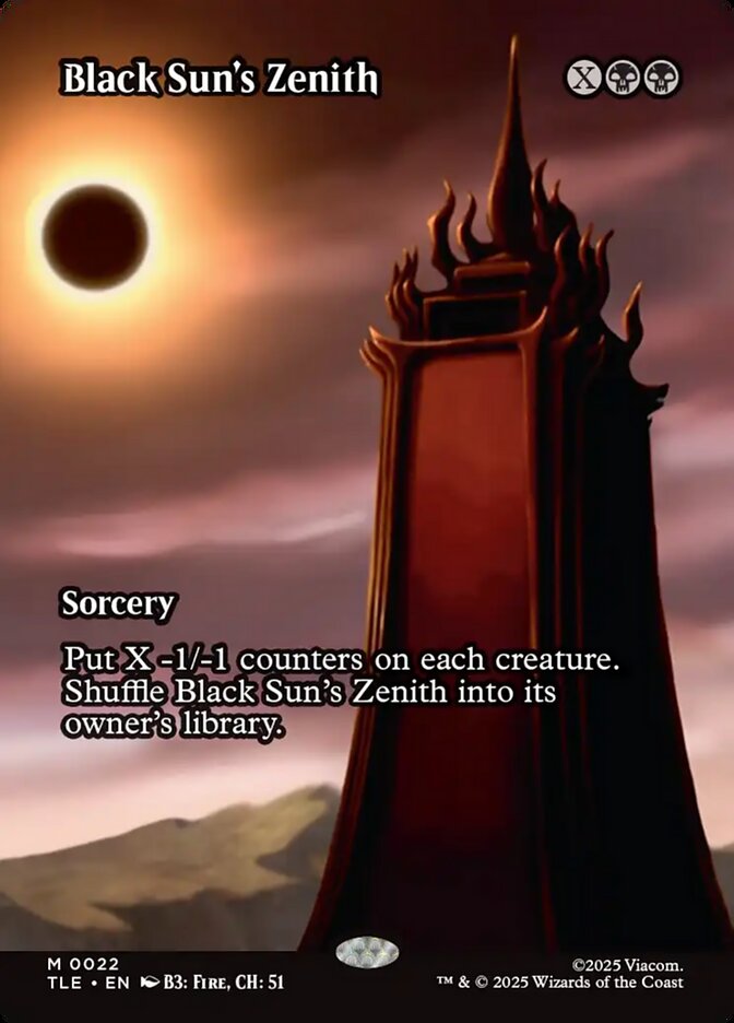 Black Sun's Zenith 22/317 (Avatar: The Last Airbender: Eternal-Legal)  - Borderless | Good Games Modbury