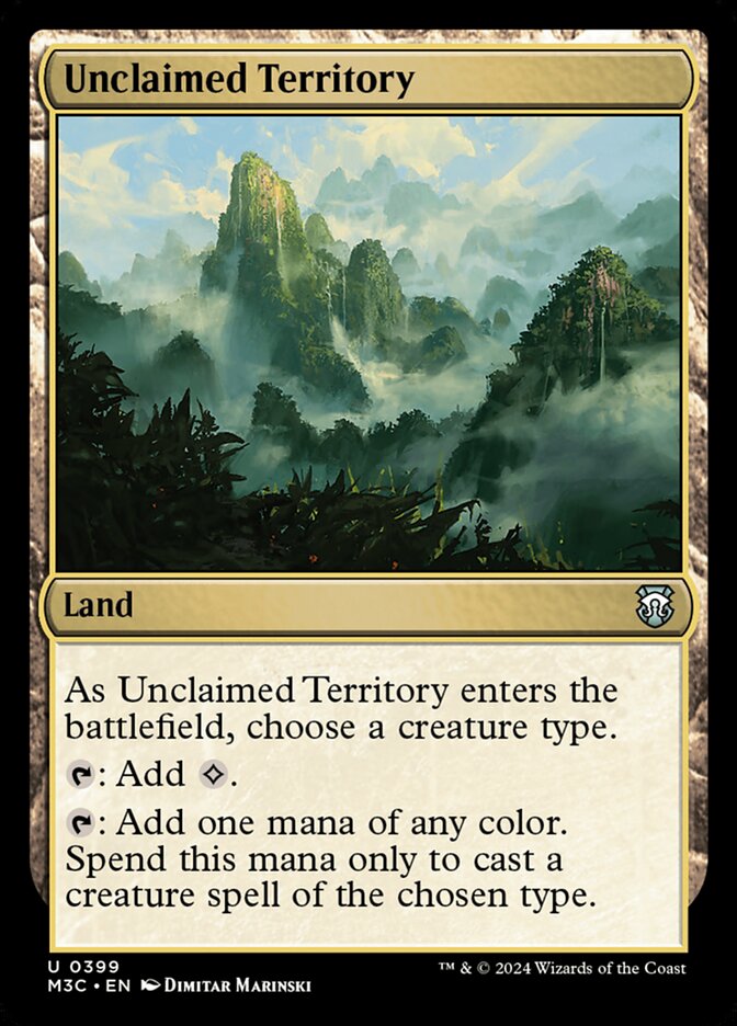 Unclaimed Territory 399/411 (Commander: Modern Horizons 3)  | Good Games Modbury