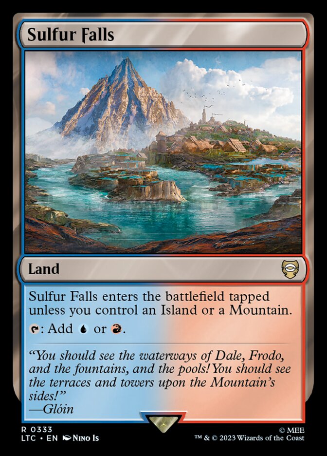 Sulfur Falls 333 (Commander: The Lord of the Rings: Tales of Middle-earth)  | Good Games Modbury