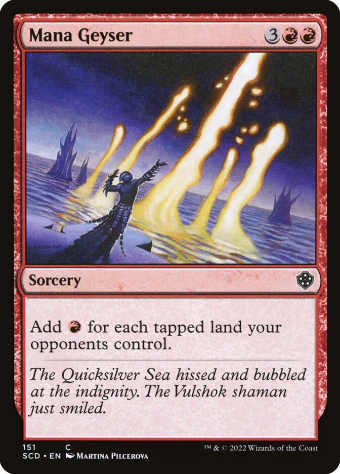 Mana Geyser 151/352 (Starter Commander Decks)  | Good Games Modbury