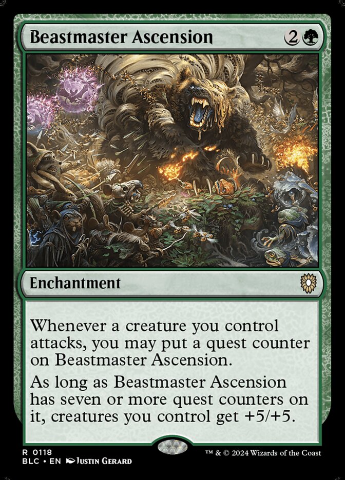 Beastmaster Ascension 118 (Commander: Bloomburrow)  | Good Games Modbury