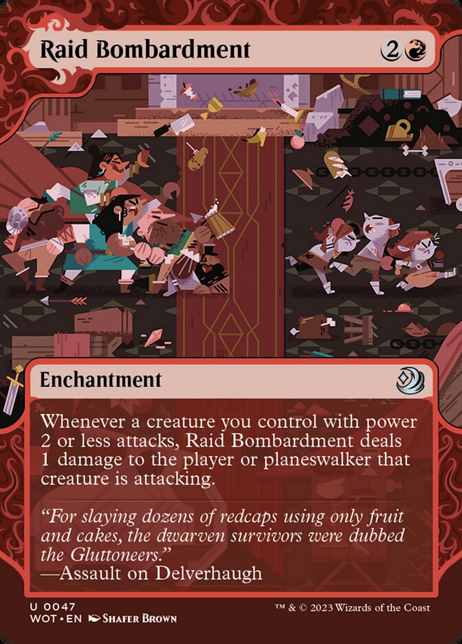 Raid Bombardment 47 (Wilds of Eldraine: Enchanting Tales)  - Showcase Foil | Good Games Modbury