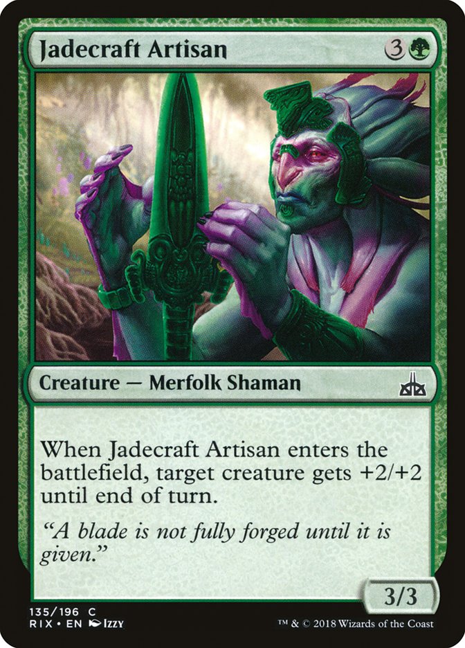 Jadecraft Artisan 135/196 (Rivals of Ixalan)  | Good Games Modbury