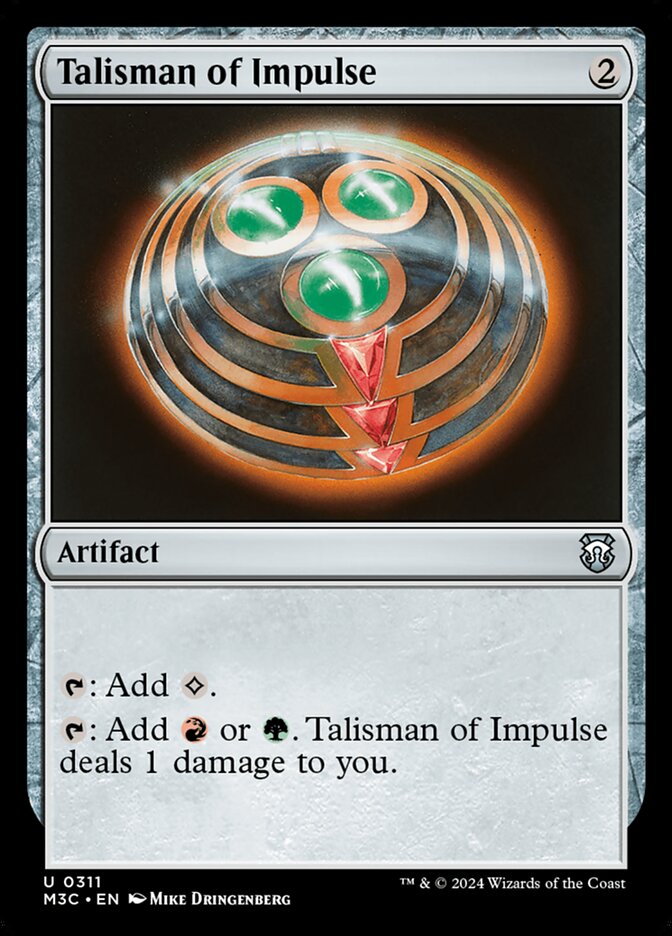 Talisman of Impulse 311 (Commander: Modern Horizons 3)  | Good Games Modbury