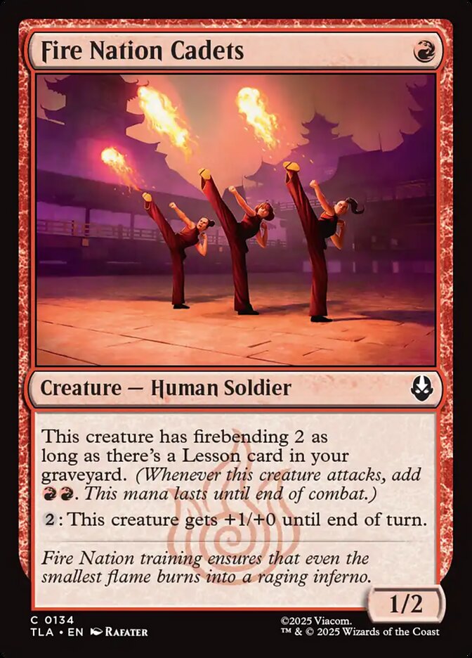 Fire Nation Cadets 134 (Avatar: The Last Airbender)  - Foil | Good Games Modbury