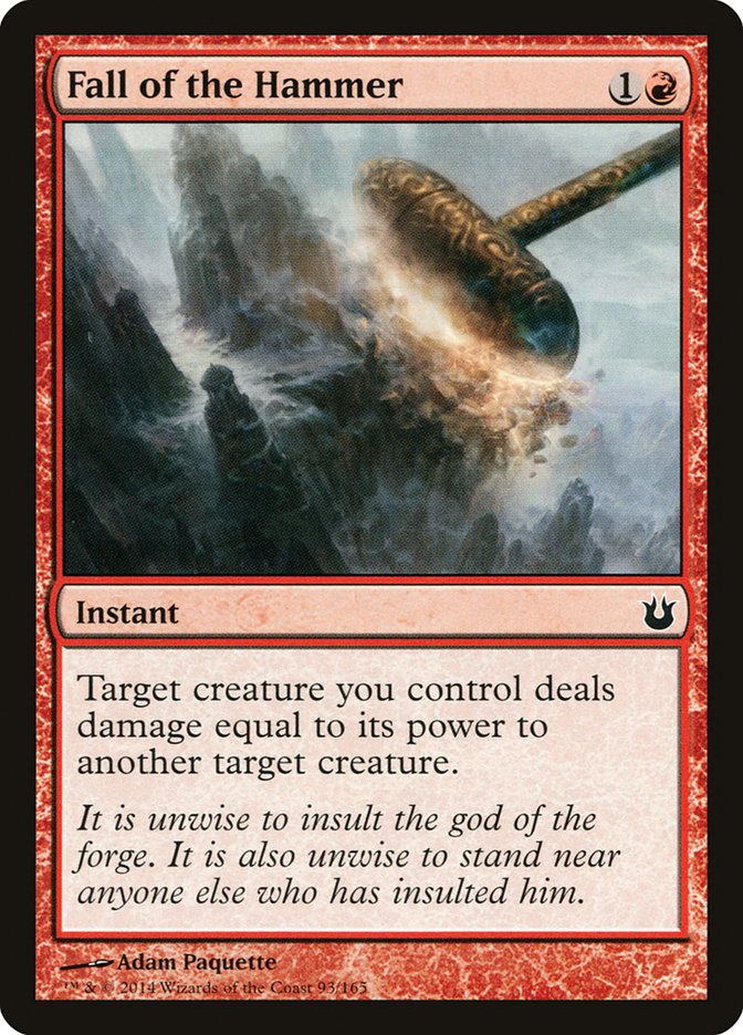 Fall of the Hammer 93/165 (Born of the Gods)  - Foil | Good Games Modbury