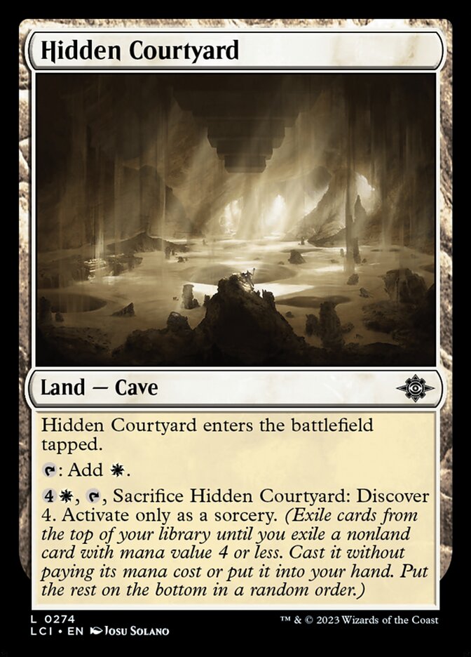 Hidden Courtyard 274/291 (The Lost Caverns of Ixalan)  - Foil | Good Games Modbury