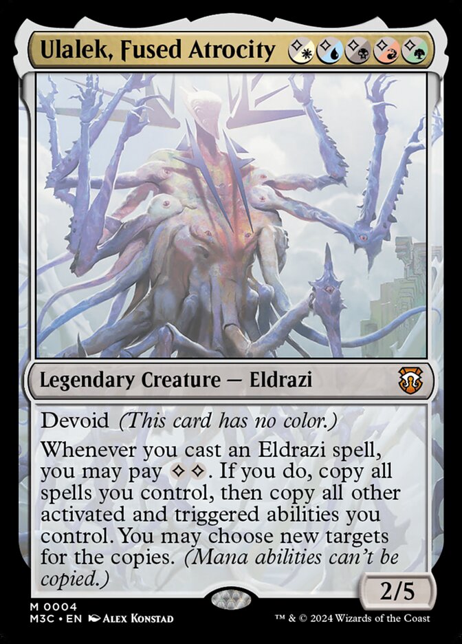 Ulalek, Fused Atrocity 4 (Commander: Modern Horizons 3)  - Foil | Good Games Modbury