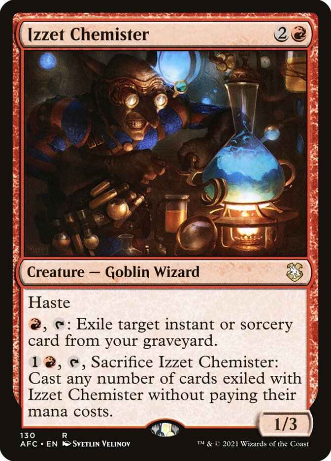 Izzet Chemister 130/62 (Commander: Adventures in the Forgotten Realms)  | Good Games Modbury