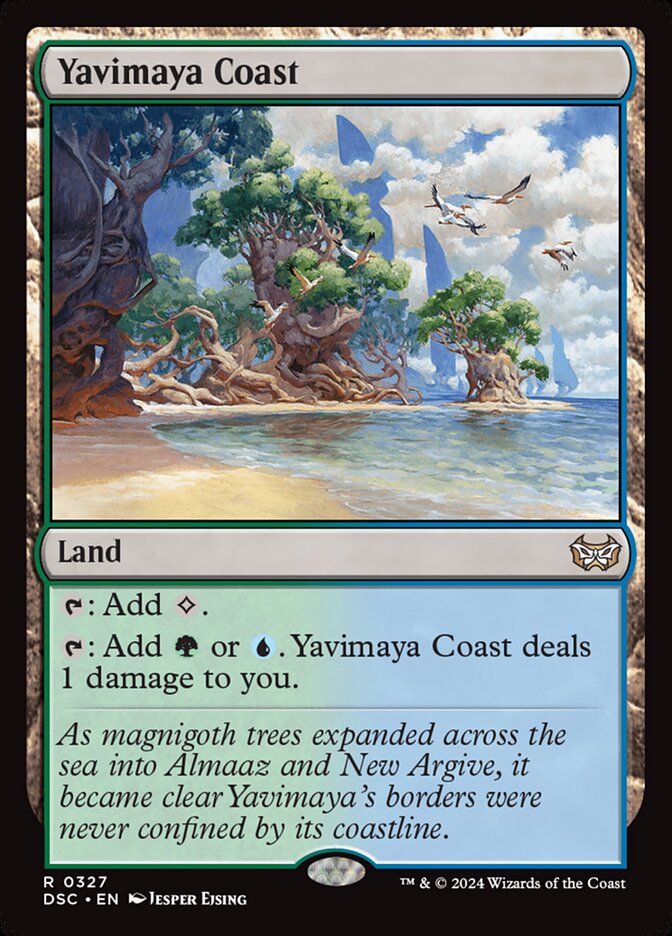 Yavimaya Coast 327/40 (Commander: Duskmourn: House of Horror)  | Good Games Modbury