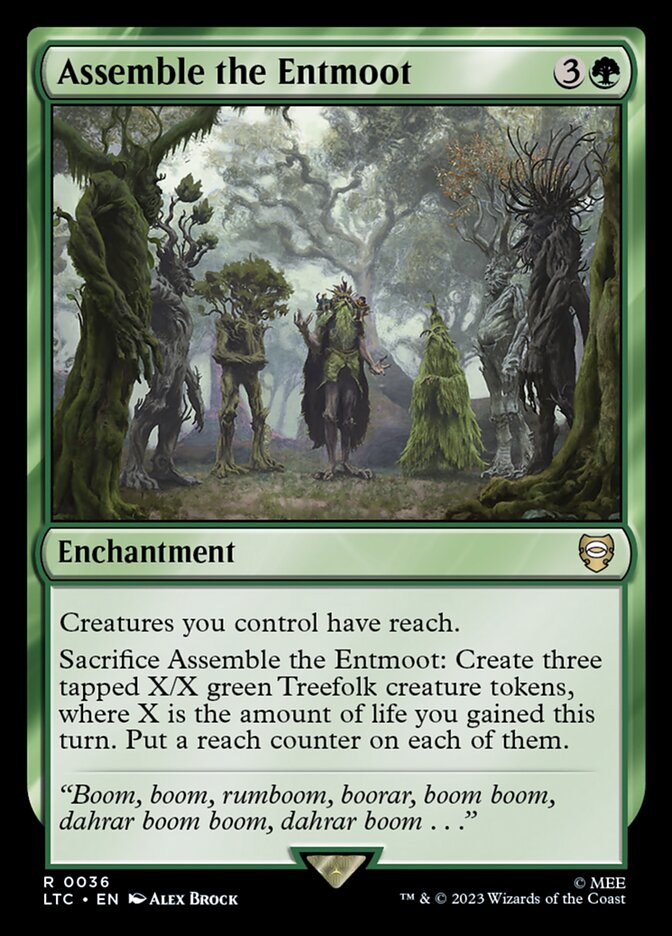 Assemble the Entmoot 36/347 (Commander: The Lord of the Rings: Tales of Middle-earth)  | Good Games Modbury