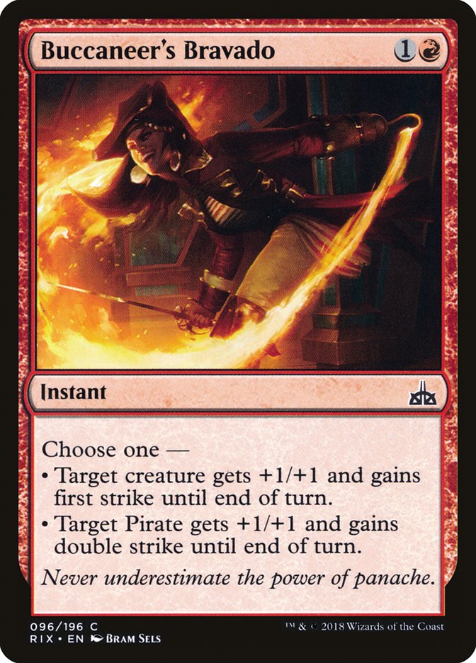 Buccaneer's Bravado 96/196 (Rivals of Ixalan)  | Good Games Modbury