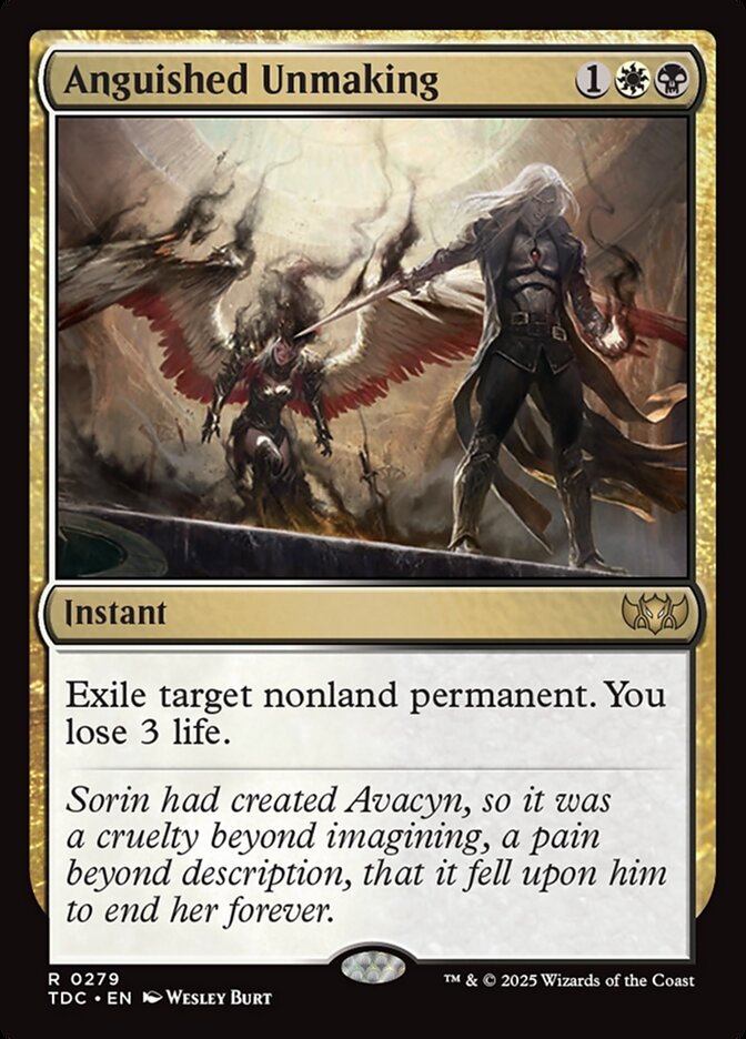 Anguished Unmaking 279 (Commander: Tarkir: Dragonstorm)  | Good Games Modbury