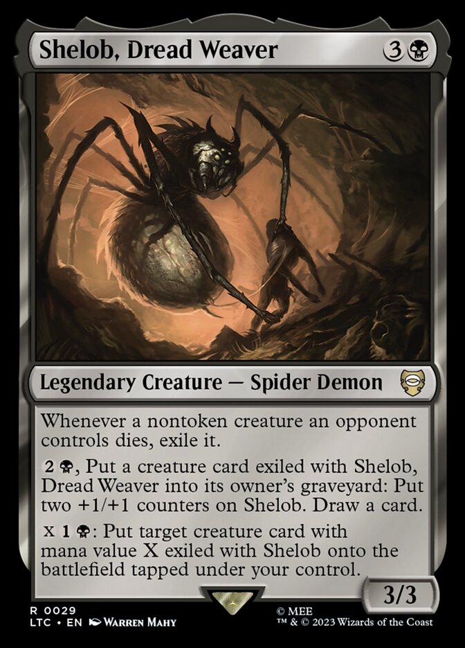 Shelob, Dread Weaver 29 (Commander: The Lord of the Rings: Tales of Middle-earth)  | Good Games Modbury