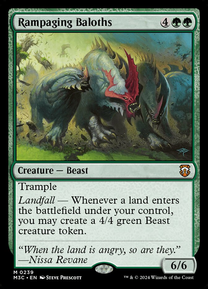 Rampaging Baloths 239 (Commander: Modern Horizons 3)  | Good Games Modbury